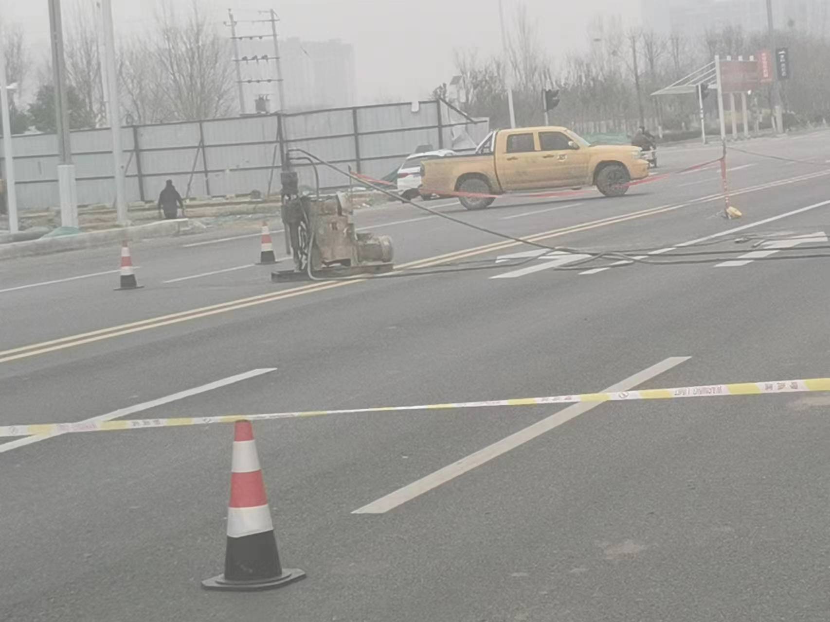 关岭马路注浆